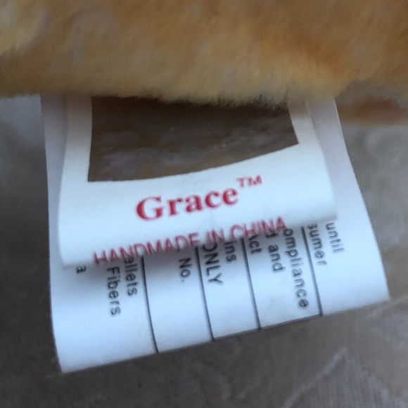 Ty Beanie Baby - Grace - Praying Rabbit - 2000 - Picture 5 of 6
